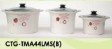 Crock Pot Set 5L, 3L & 1.5L ( 3 Biji / Set )